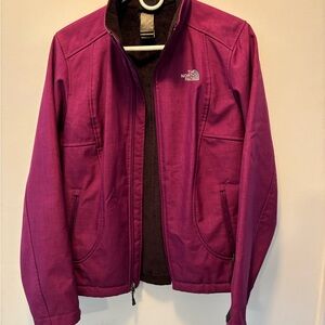 The North Face Purple Ski Jacket for Snow Adventures